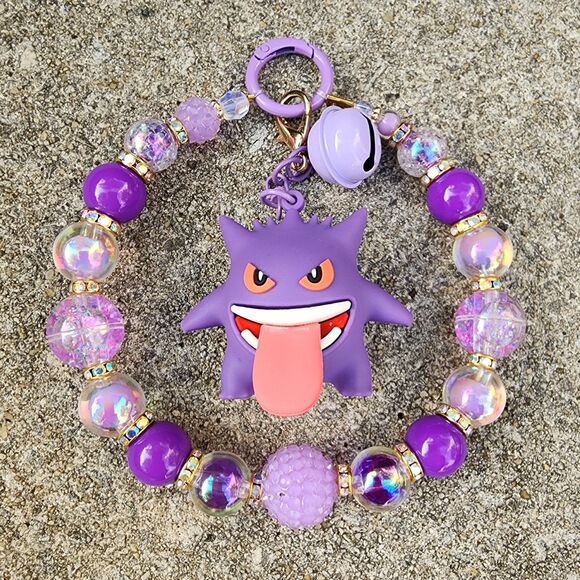 Keychain, Phone Charm, Bag Charm, Purse Charm, Bag Clip - Pokémon - Gengar - Picture 1 of 6